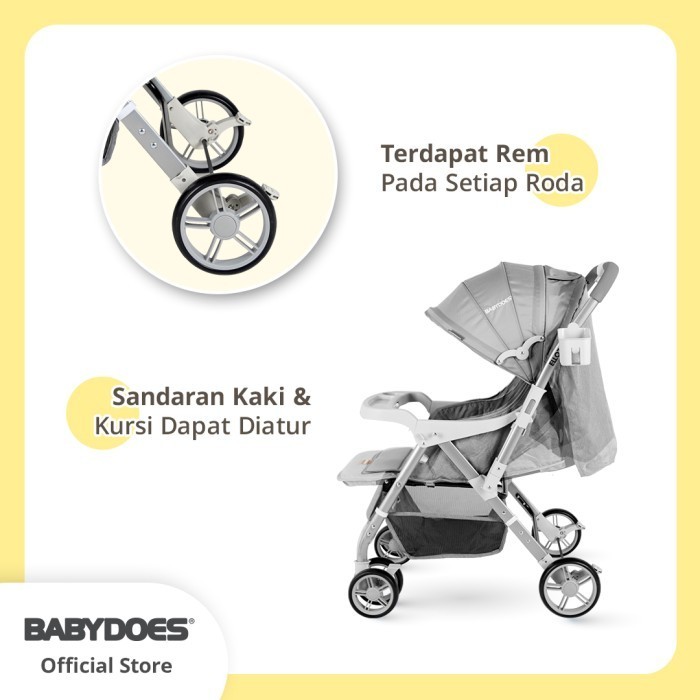 Babydoes Stroller Ch 324 Elloz Chic Reversible Termurah Terlaris Promo