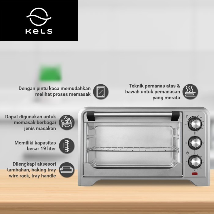 Informa - Kels 19 Ltr Denver Oven - Silver