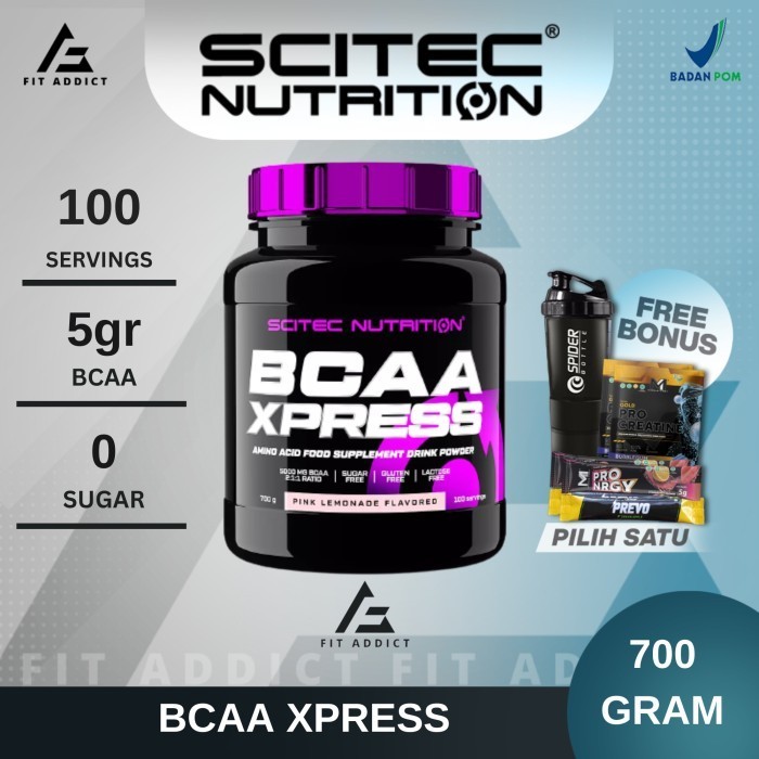SCITEC NUTRITION BCAA XPRESS 100 SERVINGS 700 GRAM BCAA EXPRESS POWDER