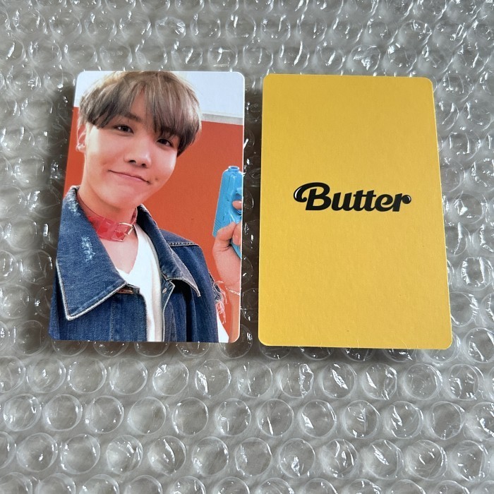 

Bts - Butter Official Jhope Photocard & Message Card (Baca Deskripsi)