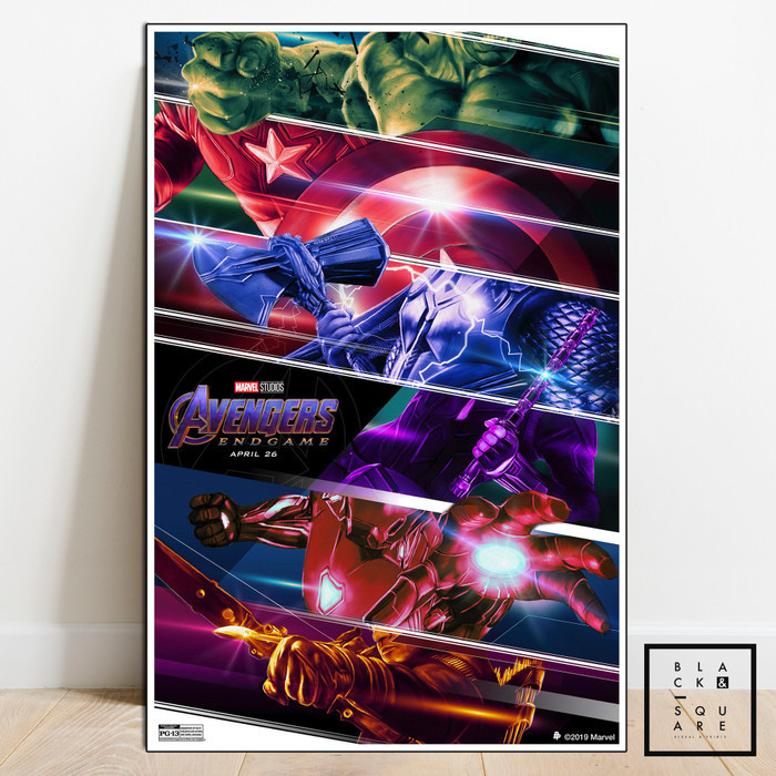 

Avengers Endgame Official Poster Hd + Frame Borderless A2 1