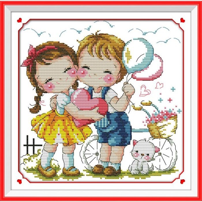

Paket Kristikcross Stitch Pola Di Kain K511