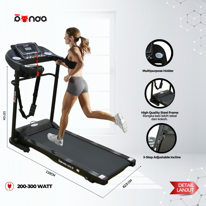 Motorized Treadmill Listrik Redpanda 585 Super Murah Kokoh Kuat Termurah Terlaris Promo