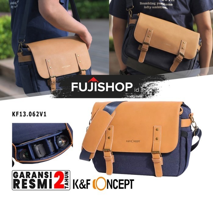 Knf K&F Concept Waterproof Camera Shoulder Bag Tas Selempang Kamera