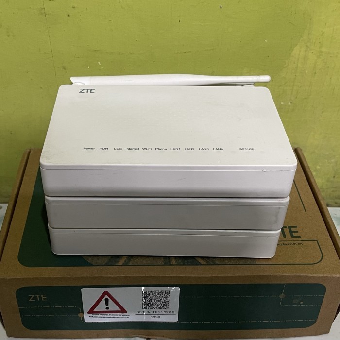 New Modem ONT Router GPON ZTE F609 V2