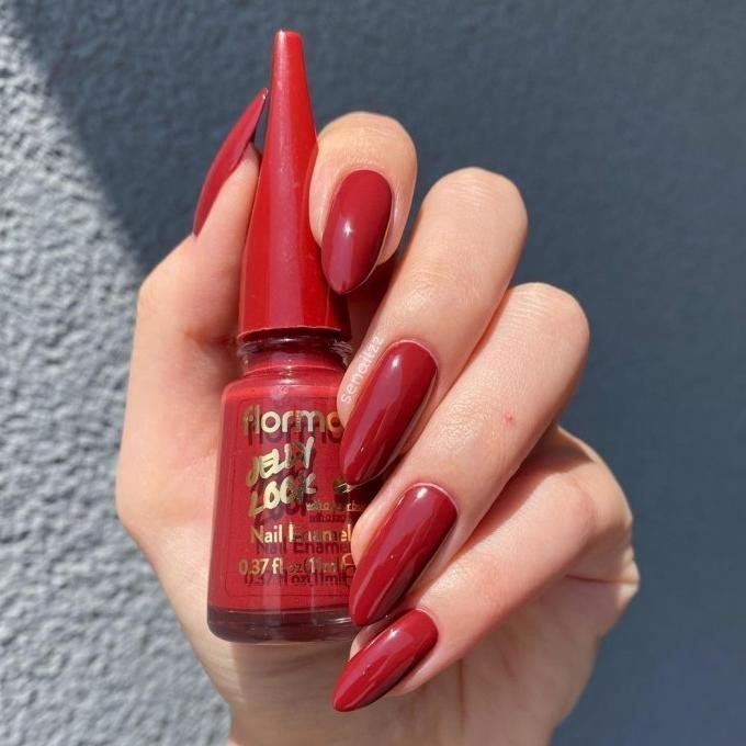 JL47- KUTEK FLORMAR JELLYLOOK JL47 RED TILE Cat Kuku Merah Turki