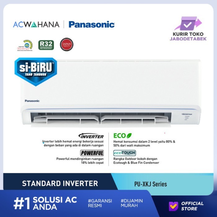 Panasonic Ac Split Inverter Si Biru R32 1Pk - Cs Pu9Xkj Pu9Xkj Termurah Terlaris Promo