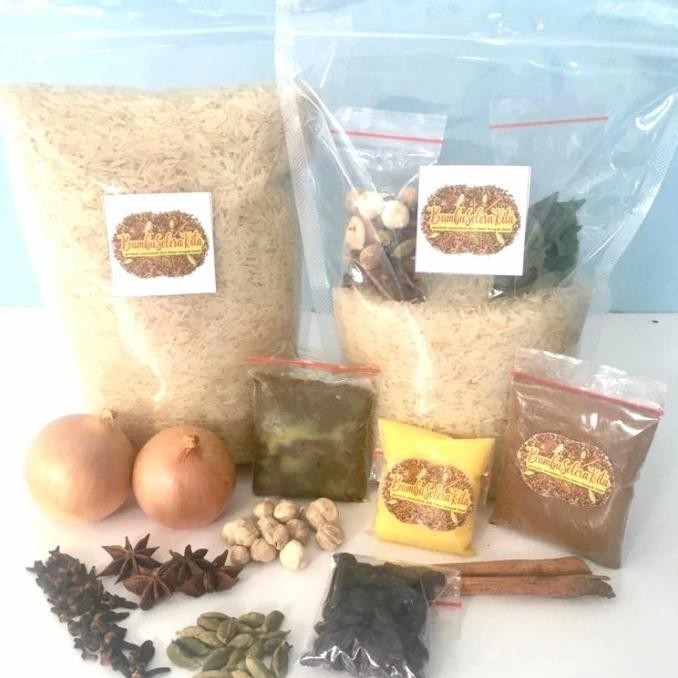 

Beras Basmati 1 kg Lengkap Dengan Bumbu Kebuli/ Nasi Kebuli Instant GT