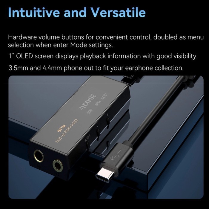 Cayin Ru6 / Ru 6 R-2R /R2R Usb Dongle Dac Headphone Amplifier Original Termurah Terlaris Promo