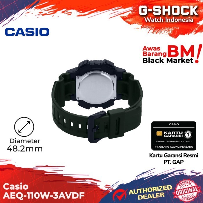 Casio General Aeq-110W-3Avdf Aeq-110W Aeq-110 Aeq110W Aeq 110W Termurah Terlaris Promo