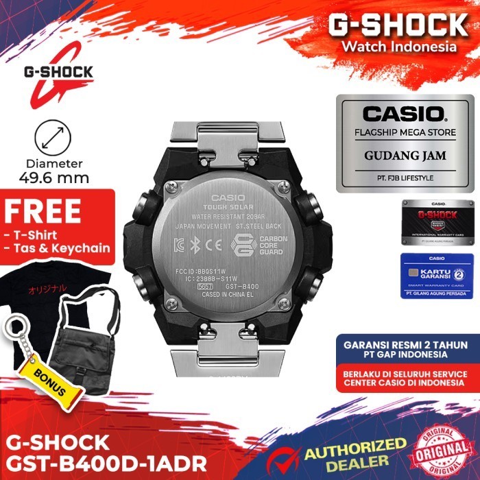 G-Shock Gshock Gst-B400D-1Adr Gst-B400D Gst-B400 Gstb400D Gst B400D Termurah Terlaris Promo