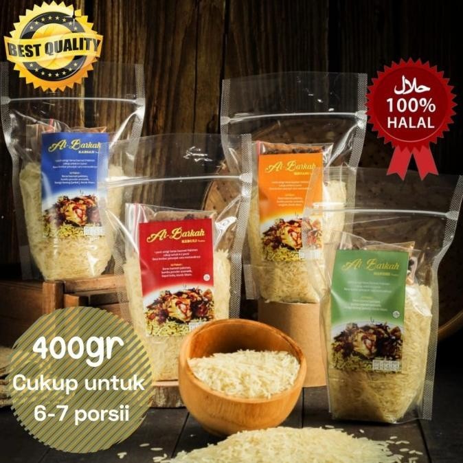 

paket 4pcs nasi kebuli kabsah mandhi briyani instan siap dmasak TK