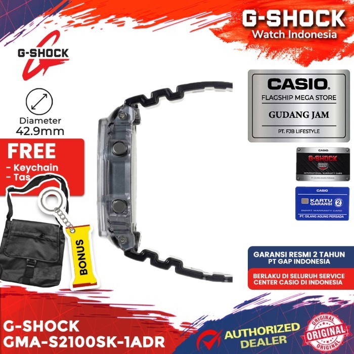 G-Shock Gshock Gma-S2100Sk-1Adr Gma-S2100Sk Gma-S2100 Gmas2100Sk