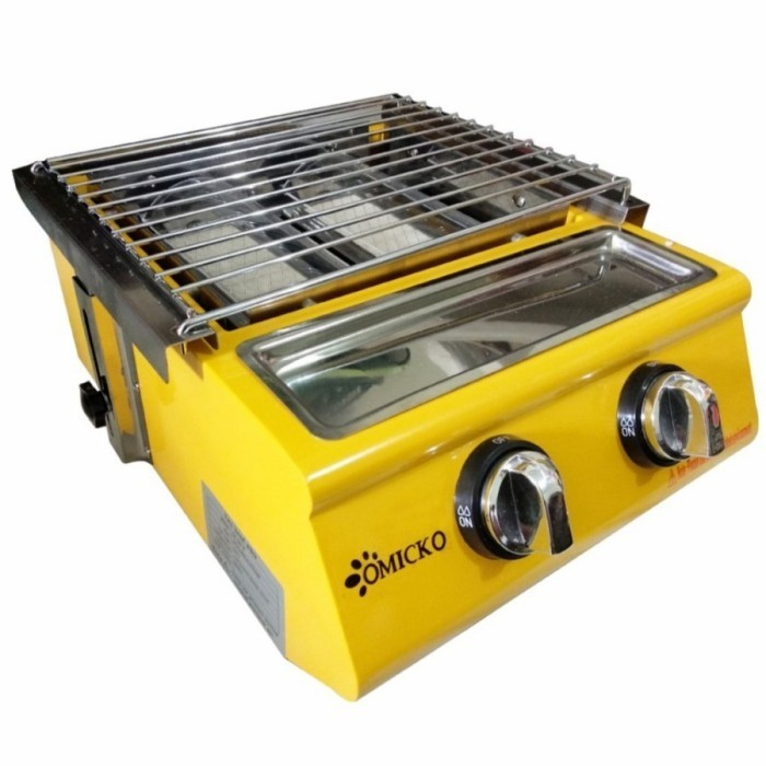 Kompor Pangangan Sosis/Bakaran Serbaguna Omicko 2 Tungku