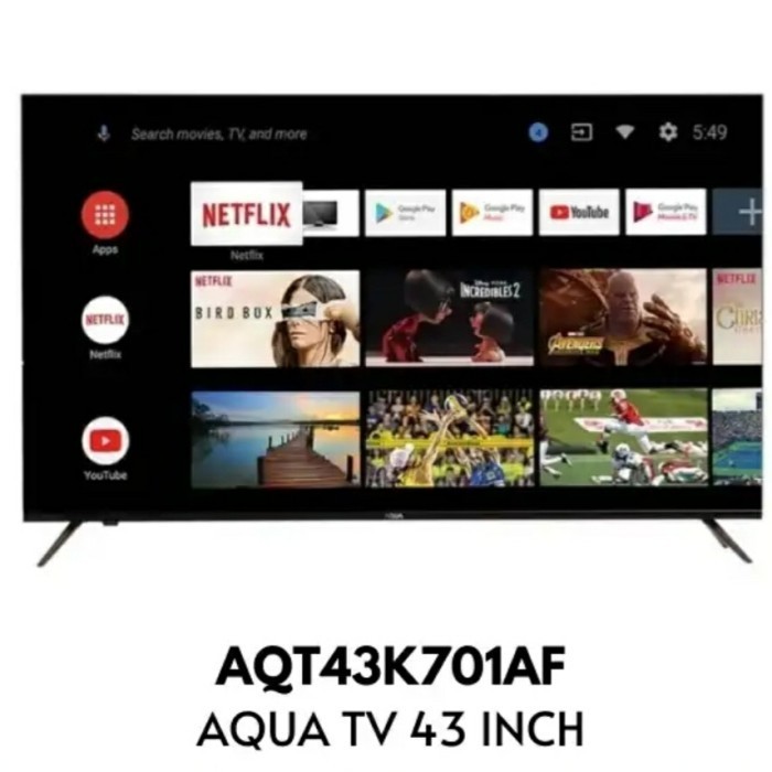 Led Tv Aqua 40Inch/43Inch.Digital Tv Smart Android Tv Bergaransi Resmi Termurah Terlaris Promo