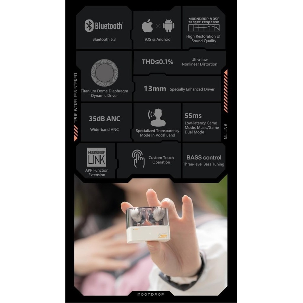 Moondrop Space Travel Onmyoji Arena Susanoo Edition Anc Tws Earphones