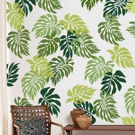 

Stencil Cetakan Cat Dinding Paket Monstera Ukuran 25X20 Bahan Tebal