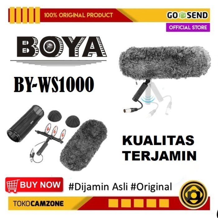 Boya By-Ws1000 Blimp Windshield For Shotgun Microphone