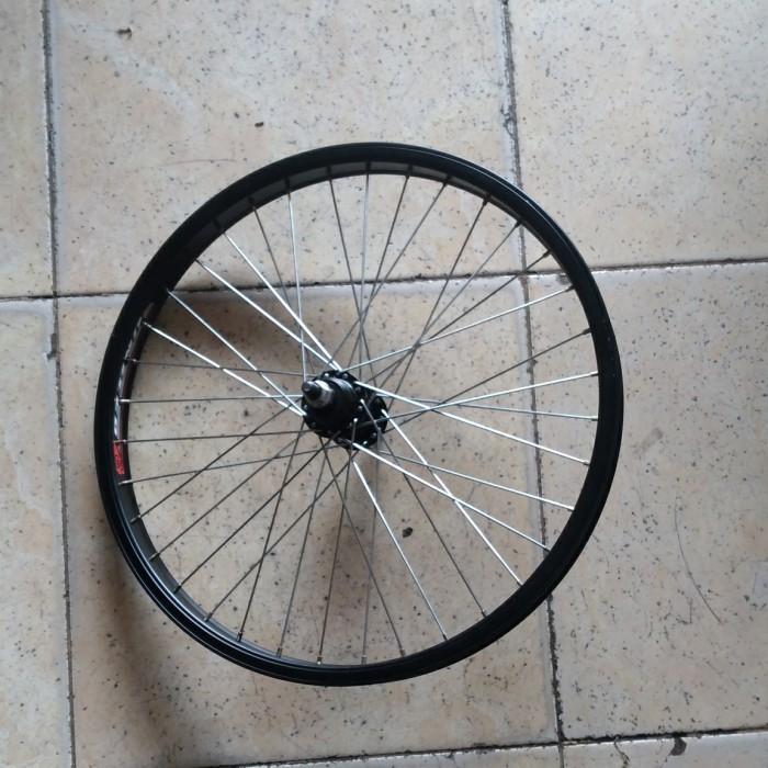 Ve/Rims Sepeda Wheelset Bmx 20 United Alloy Hitam Lebar Vg-2005 36H