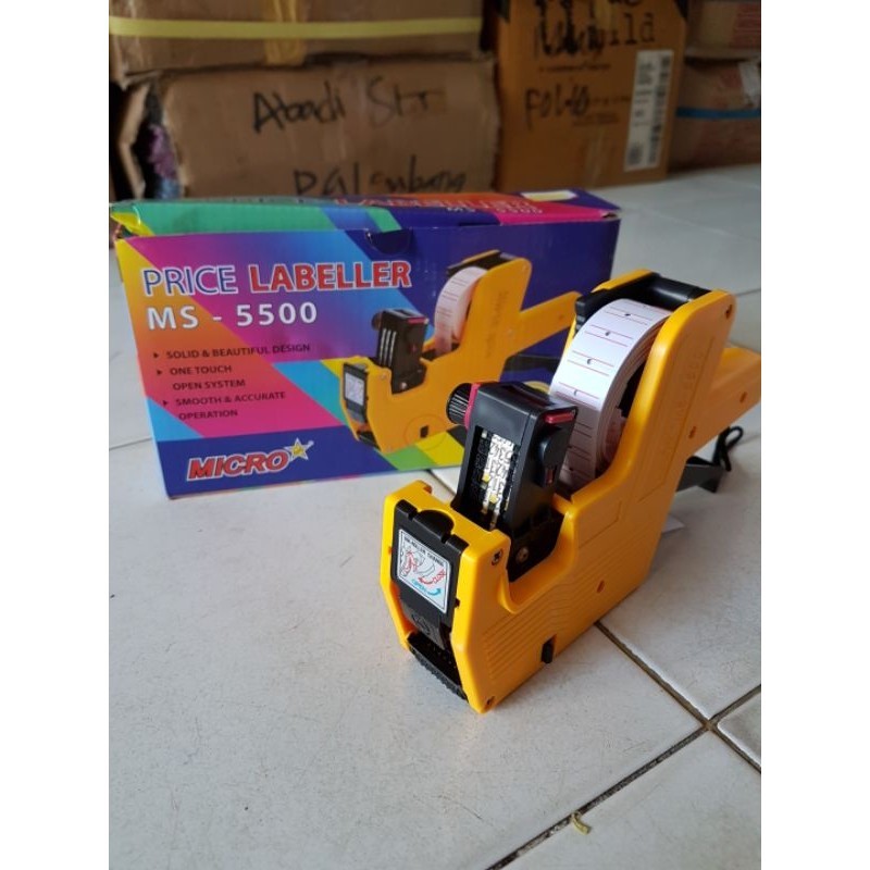 

Mesin Label Harga / Alat Label Harga / Price Labeller 1 Jalur Microstar MS 5500 Microstar