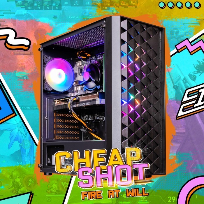 Imba Cheapshot Pc Ryzen 5 4500 Rtx 3060 8Gb Rakitan Gaming Pc
