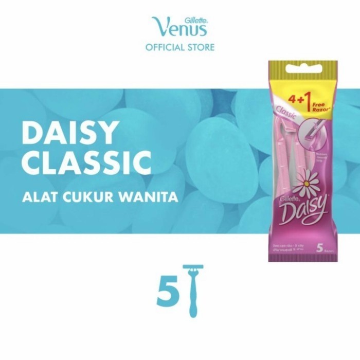 Gillette Daisy Alat Cukur Wanita isi 5pcs