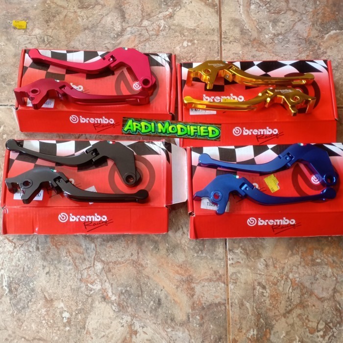 BEBAS ONGKIR - handle rem scoopy 2018 - scoopy 2019 merk brembo full cnc lipat