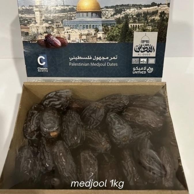 

Kurma Medjol Palestina 1Kg Jumbo Al Quds Kurmasehat465