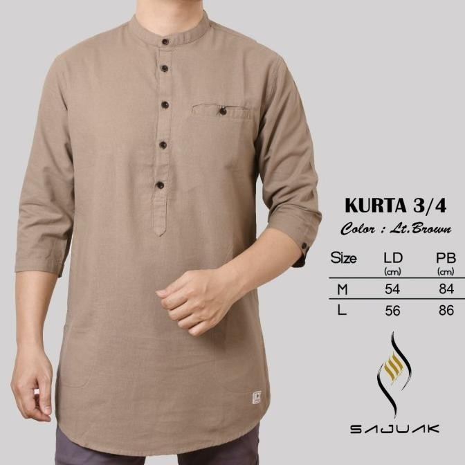 Baju Koko Pria Kemeja Koko Terbaru Produck Sajuak/Agera Original