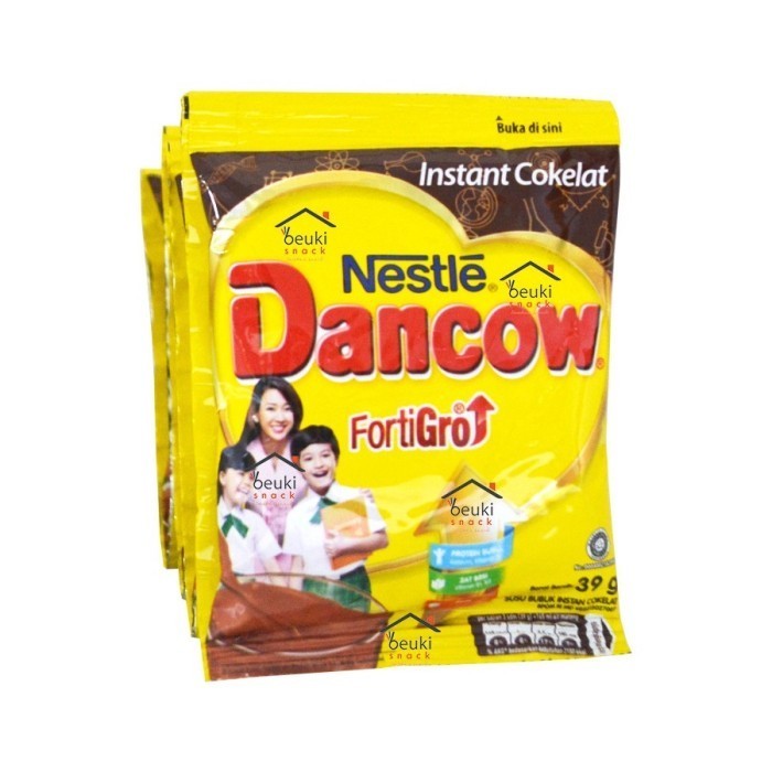 

susu dancow coklat 1 renceng isi 10 sachet