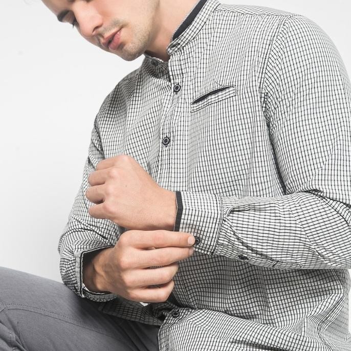Lgs - Kemeja Koko - Lengan Panjang - Abu - Csh.286.S960K.285.C L/S