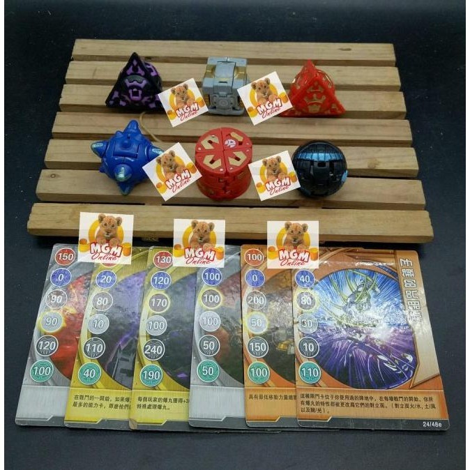 Mainan Bakugan set 6 pc - Bakugan Battle Brawlers Bomb Ball set 6pc rickostore