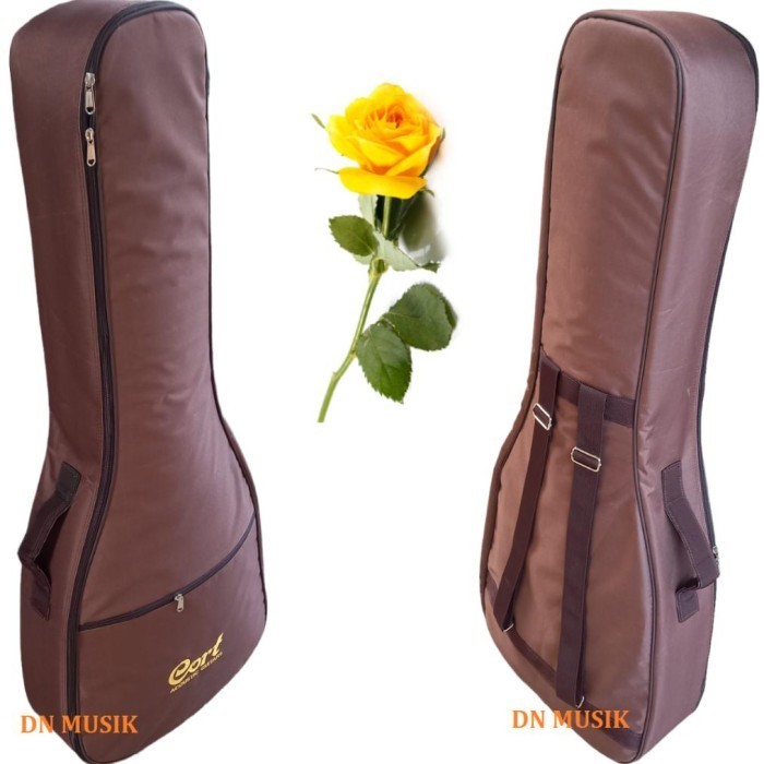 Terbaru Tas Gitar Akustik Jumbo Cort Warna Coklat Bahan Polyster Anti Air