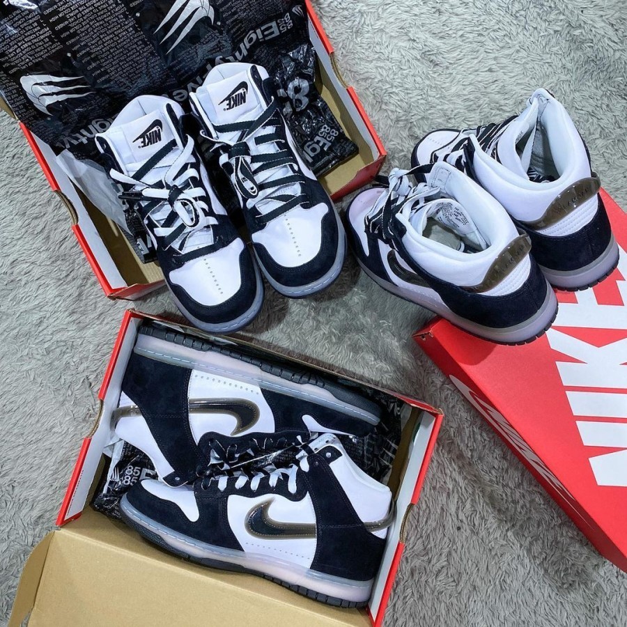 Nike Dunk High Slam Jam Clear Black (Not Panda / Black White) - 8.5