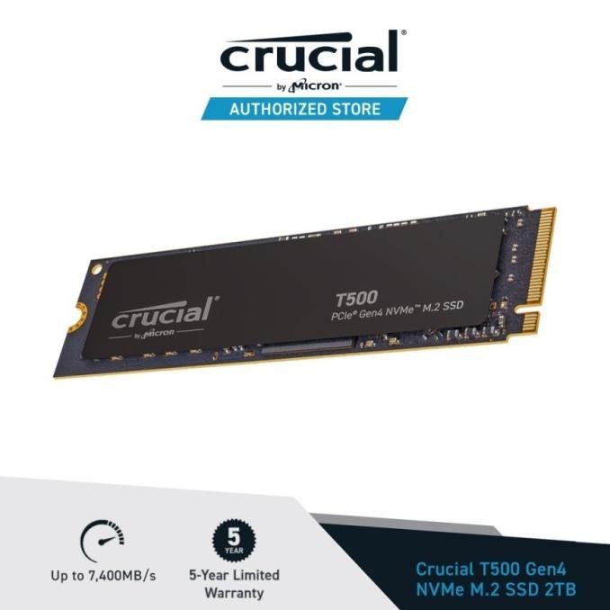 Ssd Crucial T500 2Tb - Ssd Internal M.2 Nvme Pcie Gen4