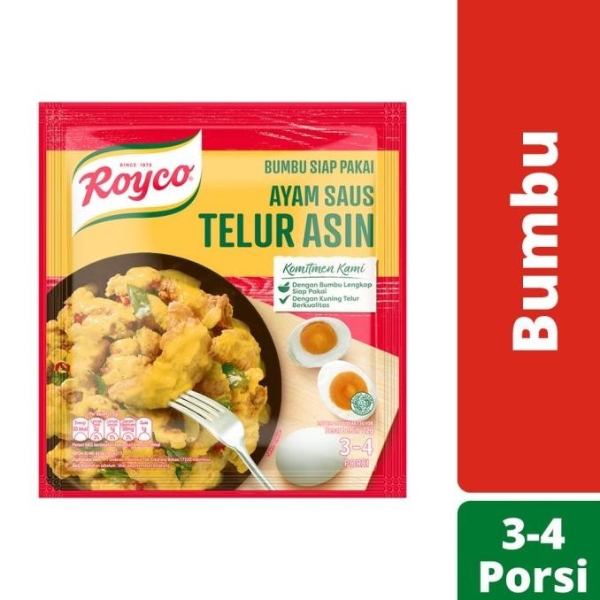 

Royco Bumbu Siap Pakai Ayam Saus Telur Asin 22G
