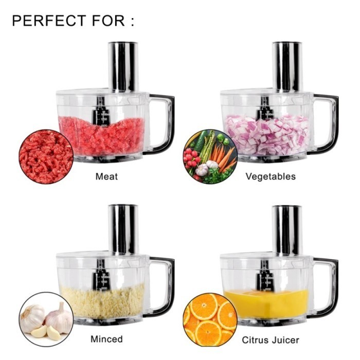 Idealife Il 222/Idealife Food Processor Mesin Pelumat 8 Fungsi