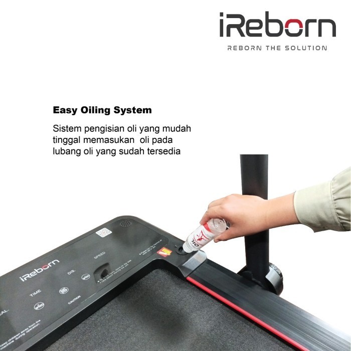 Alat Fitness Treadmill Elektrik Ireborn Siena