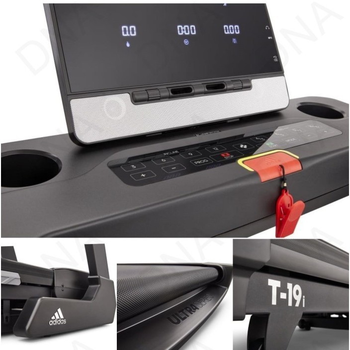 Adidas Treadmill Elektrik T19I Home Use - Lipat, 2.25 CHP, 18 Km/Jam, Incline 15%