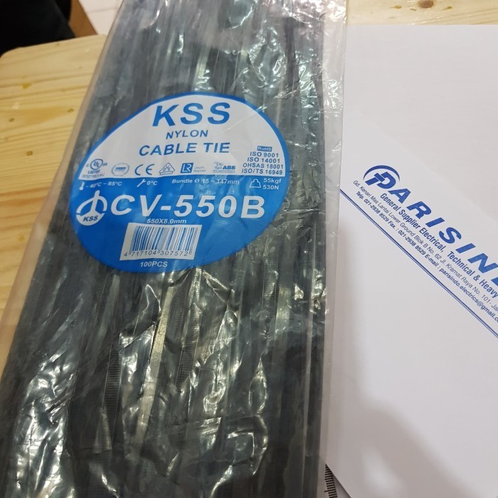 

KABEL TIES KSS CV 550B PJG 55CM X 8MM PER PACK 100PCS