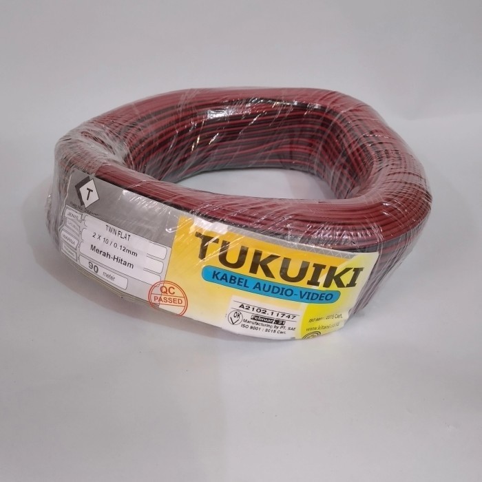 

KABEL MERAH HITAM 2X10 NYAZ 90M TUKUIKI