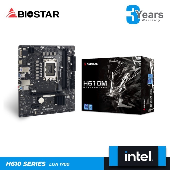 Biostar H610Mh D5 (Lga 1700, H610, Ddr5) Micro Atx