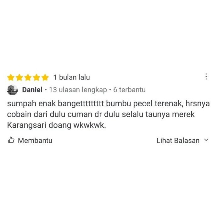 

Bumbu Pecel Pedas - Bu Broto - Khas Madiun