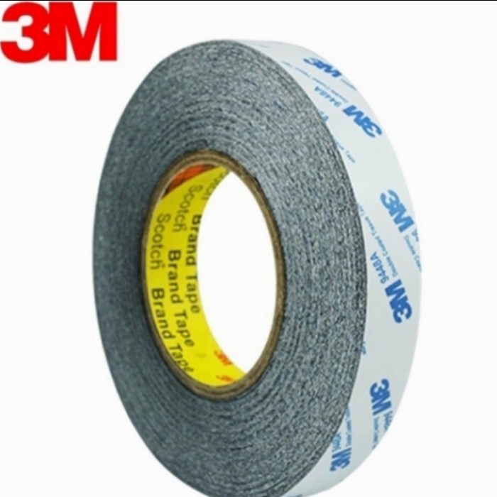 

DOUBLE TAPE 3M 9448A - 12MMX50MTR TAPE HITAM / BLACK 3M - LEM 3M TIPIS