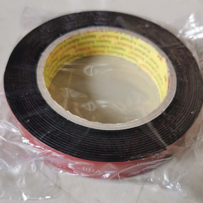 

DOUBLE TAPE 3M BLACK HITAM PEREKAT ORIGINAL - DOBEL TIP 3M 24MM X 4,5M