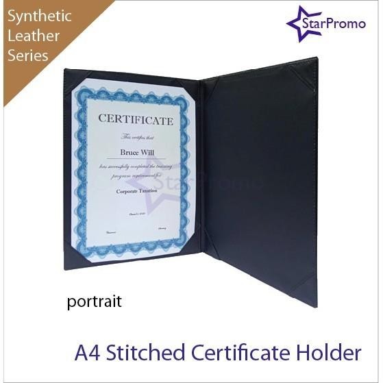 

Terlaris Map Sertifikat Kulit Exclusive Certificate Holder A4 Folio