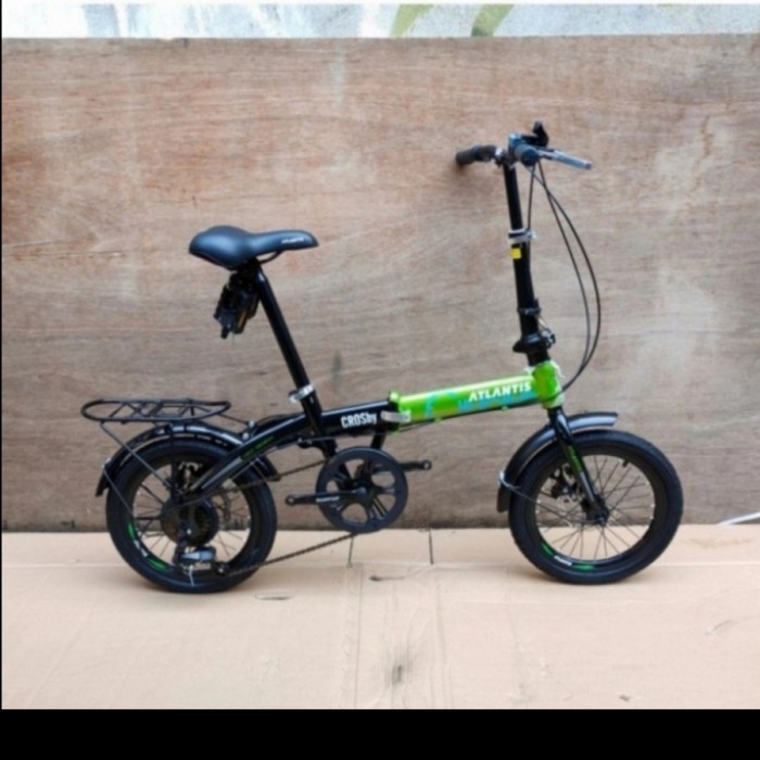 Sepeda Lipat / Folding Bike Anak Crosby Atlantis 16"-Grab/Gojek Instan