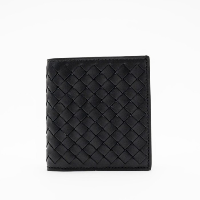 Bottega Veneta Slim Bifold Wallet Black