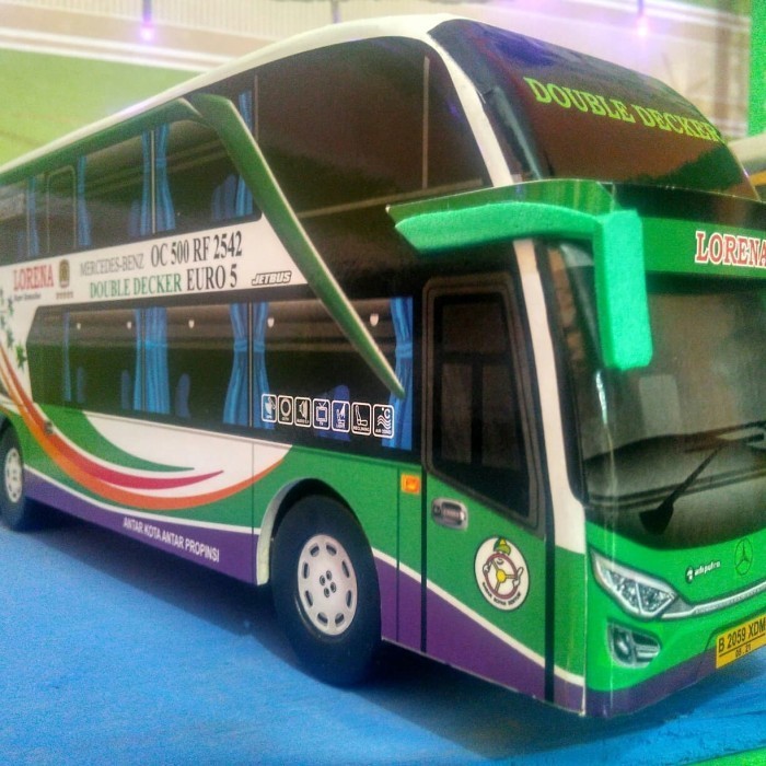 MINIATUR BUS BIS LORENA DOUBLE DECKER