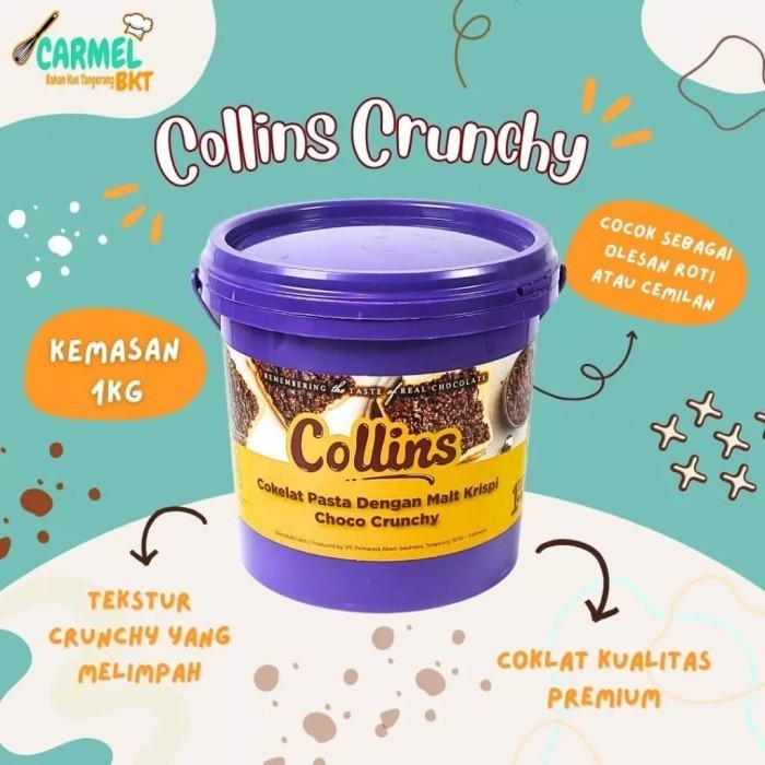 

collins choco crunchy 1 kg murah renyah toping Crunchy